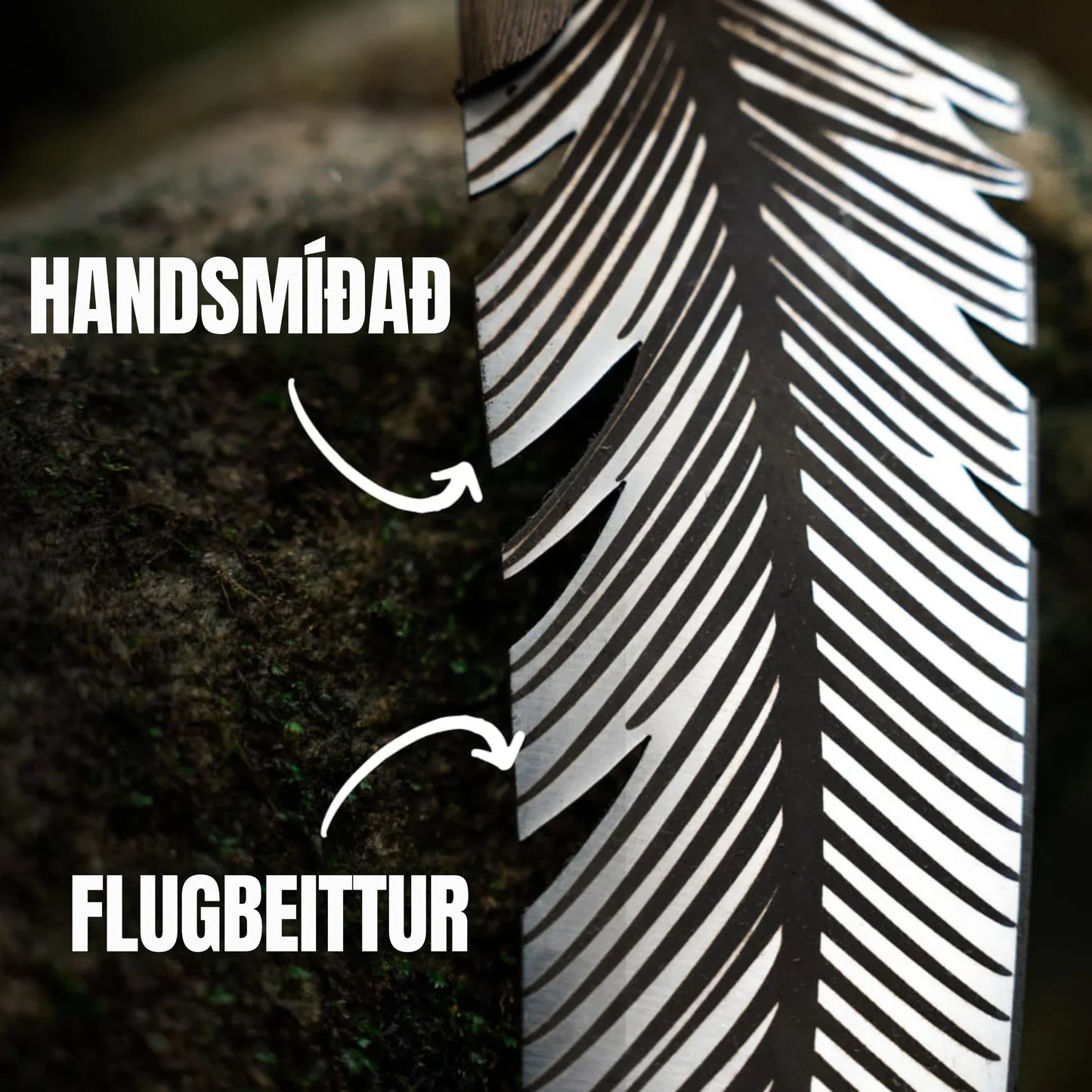 Takumi Hrafn™ - Japanskur fjöðurhnífur