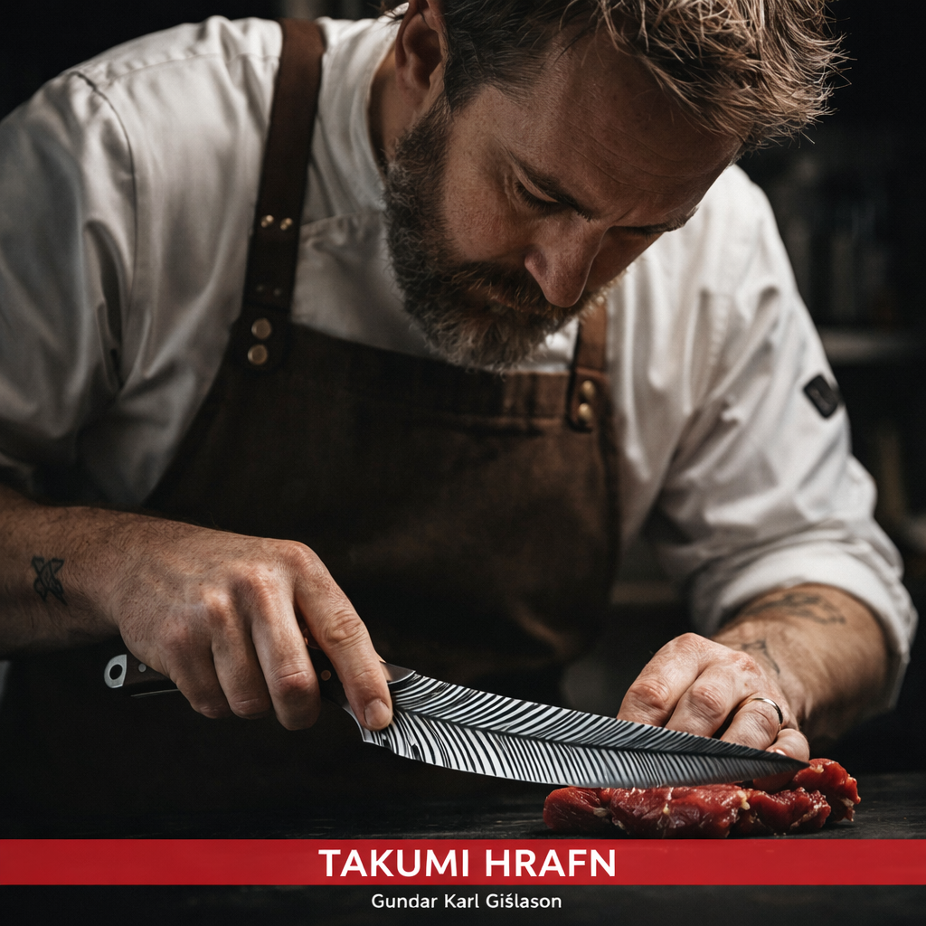 Takumi Hrafn™ - Japanskur fjöðurhnífur